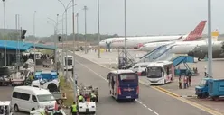 Ratusan WNI dari Wuhan Tiba di Natuna