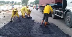 Sudin Bina Marga Jakut Perbaiki 101 Titik Jalan Rusak