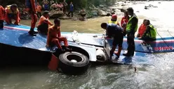 Ini Penyebab Bus Sriwijaya yang Terjun ke Jurang di Pagaralam