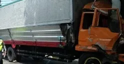 Diduga Rem Blong, Truk Kontainer Seruduk Mobil Rombongan Pengantin di Cianjur