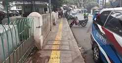 Pengerjaan Peningkatan Kualitas Trotoar di Jakpus Capai 70 Persen