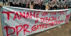 Tak Ada Surat Pemberitahuan, Demo Pelajar di DPR Dibubarkan Polisi