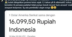 Rupiah Keok, Rizal Ramli Tuding Pemerintah Payah