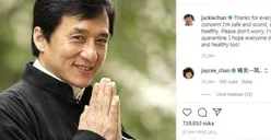 Usai Bertemu Polisi Terjangkit Corona, Apa Kabar Jackie Chan?