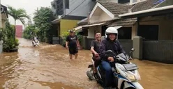 Kiriman Dari Bogor,  917 Rumah di Depok Terendam Banjir