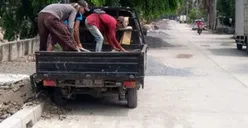 Betonisasi Tiga Ruas Jalan di Cakung Sudah 80 Persen