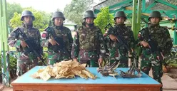 Penyelundup Gelembung Ikan dan Tanduk Rusa Diamankan di Perbatasan RI-PNG