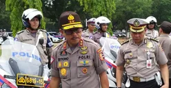 Kakorlantas Gelar Apel Kesiapan Pengamanan Natal dan Tahun Baru 2020