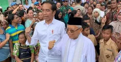 Pedagang Bingkai Jatinegara Belum Jual Foto Resmi Jokowi-Maruf