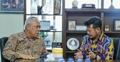 Temui Menteri PUPR, Syahrul Yasin Limpo Bahas Karet dan Irigasi