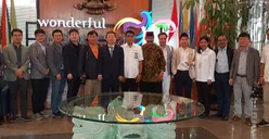 Wartawan Korea Kunjungi Kementerian Pariwisata, PWI dan Dewan Pers