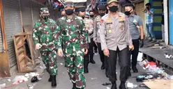 New Normal, Panglima TNI - Kapolri Tinjau Pasar Tanah Abang dan Bandara Soekarno-Hatta
