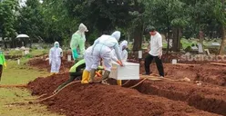 Hingga Siang Ini, TPU Bambu Apus Sudah Makamkan 20 Jenazah Covid-19