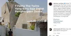 Mengagumkan!! The Twins, Rumah Sempit di Cipulir Raih Penghargaan Dunia Menyingkirkan 5.000 Desain