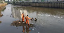 Bocah Tenggelam di Kali Pesanggrahan Masih Dicari