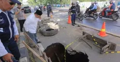 Jalan Amblas di Dan Mogot, Wali Kota Tangerang: Segera Diperbaiki Sementara
