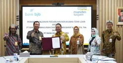 Dorong Laju Perekonomian, bank bjb Jalin Kerja Sama dengan Bank Mantap