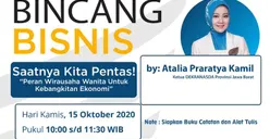 BINCANG BISNIS BJB:  Ayo Ikutan Diskusi Bareng Atalia Kamil