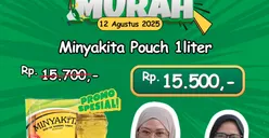 Minyakita Cuman Rp15.500! CEK Jadwal Pasar Murah Sore Ini, Ada di 5 Kelurahan Lengkap dengan Produk