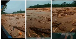 Viral Tumpukan Kayu Gelondongan Terseret Banjir di Aceh-Sumut-Sumbar, Mabes Polri Akhirnya Turun Tangan
