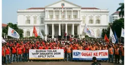 Buruh Tolak Kenaikan UMP Jakarta 2026 Rp5,7 Juta, KSPI akan Ajukan Gugatan ke PTUN