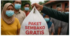 Hadiri Bazar Hemat PAM Jaya, Rano Karno Bagikan 2.000 Paket Sembako Gratis