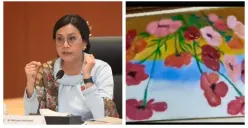 Kala Sri Mulyani Patah Hati, Usai Lukisan Bunga Miliknya Dijarah: Saya Lukis 17 Tahun Lalu Hasil...