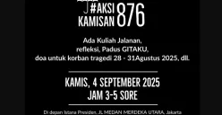 Demo Damai Sejak 2007, Aksi Kamisan 4 September 2025: Refleksi dan Doa Korban Tragedi 28-31 Agustus 