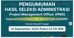 Hasil Seleksi Administrasi PMO Kemenkop Diumumkan Malam Ini Jam 23.50 WIB, Pantau di Link Berikut