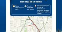 Macet Monas 2,5 Jam, Ada Demo Hari Tani Nasional 2025 Warga DKI Jakarta Diimbau Tidak Melintasi Ruas Jalan Ini! 