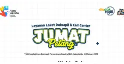 Layanan Loket Dukcapil DKI Jakarta dan Call Center Jumat Petang Dibuka Kembali Besok, Berikut Waktu dan Lokasi Pelayanannya