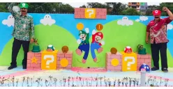Wajah Baru Jalan Pintu 2 TMII: Dari Lahan Kumuh Jadi Ruang Publik Bernuansa Super Mario Bros