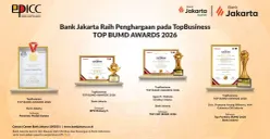 Bank Jakarta dan Dirut Agus H. Widodo Sabet Penghargaan Bergengsi TOP BUMD 2026