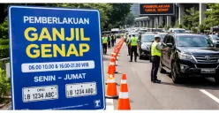 Sistem Ganjil Genap DKI Jakarta Mulai Diberlakukan Kembali Hari Ini