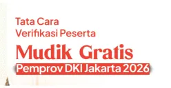 Tata Cara Verifikasi Peserta Mudik Gratis 2026 Pemprov DKI Jakarta, Kluster 1 Dimulai Hari Ini