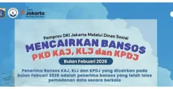 Bansos KAJ, KLJ, dan KPDJ Tahap Februari 2026 Resmi Cair kepada 205.170 Penerima, Ini Rinciannya