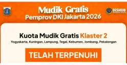 Kuota Mudik Gratis 2026 Pemprov DKI Jakarta Kluster 2 Telah Terpenuhi, Siapkan Dokumen untuk Verifikasi