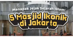 5 Masjid Ikonik yang Ada di Jakarta, jadi Saksi Sejarah yang Menyimpan Kisah Dakwah, Perjuangan, dan Harmoni Budaya