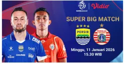 Persib Bandung vs Persija Jakarta Minggu 11 Januari 2026 Sore, Macan Kemayoran Siap Tanding dengan Persiapan Mumpuni: Pasang Target Raih 3 Poin