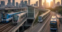 Inilah Perbedaan KRL, MRT, LRT, dan TransJakarta yang Harus Kamu Tahu