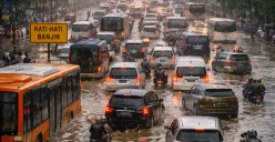 Ketinggian Banjir Capai 1,2 Meter! BPBD DKI Jakarta: 55 RT dan 3 Ruas Jalan Terendam di Ibu Kota 