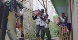 Tanggap Bencana, BRI Peduli Langsung Terjunkan Bantuan untuk Pengungsi Longsor Cisarua