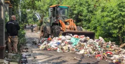 Sempat Viral, Tumpukan Sampah di Depan Rusun Albo Cakung Akhirnya Tuntas Dibersihkan!