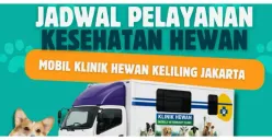 Jadwal dan Lokasi Pelayanan Kesehatan Mobil Klinik Hewan Keliling Jakarta, Simak di Sini