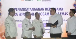 ANTAM Gandeng Bank Muamalat Jalin Kerja Sama Strategis Perkuat Ekosistem Emas Nasional