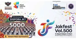 Menuju HUT ke 499 Kota Jakarta, Jakfest Vol 500 5 Abad Dalam 3 Hari Siap Hadir di Lapangan Banteng dengan Berbagai Hiburan