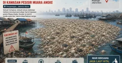 Viral Pulau Sampah di Pesisir Muara Angke, 70 Personel UPS DLH DKI Lakukan Penanganan Secara Bertahap! 
