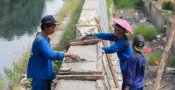Progres Capai 50 Persen, Sudin SDA Jakarta Utara Perbaiki Kali Sunter Upaya Atasi Banjir! 