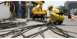Perda SJUT Resmi Berlaku, Penataan Kabel Bawah Tanah di Jakarta Dipercepat