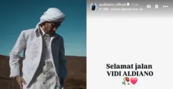 Kabar Duka, Vidi Aldiano Meninggal Dunia